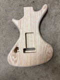 Raw Guitar Body Ash Custom Skinny Body