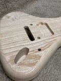 Raw Guitar Body Ash Custom Skinny Body