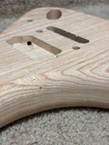 Raw Guitar Body Ash Custom Skinny Body