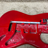 Strat Style Guitar Body HSH Red A