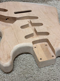 Raw Guitar Body Alder Body Stratocaster Style