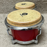 LP Fiberglass Bongos Comfort Curve Rims Red