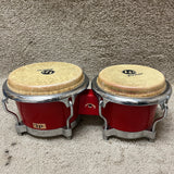 LP Fiberglass Bongos Comfort Curve Rims Red