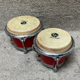 LP Fiberglass Bongos Comfort Curve Rims Red