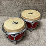 LP Fiberglass Bongos Comfort Curve Rims Red