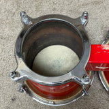LP Fiberglass Bongos Comfort Curve Rims Red