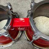 LP Fiberglass Bongos Comfort Curve Rims Red