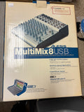 Alesis Multimix 8 USB 8-Channel Mixer w/ Effects