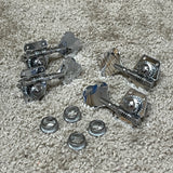 Squier Bass Tuning Machines Tuners Set 4-in-Line Chrome