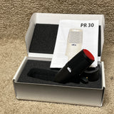 Heil Sound PR-30B Large Diaphragm Condenser Mic Black w/ Clip & Box