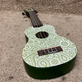 Kala Ukadelic KA-SGPAISLEY Soprano Ukulele Green