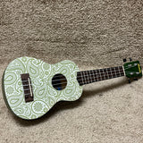 Kala Ukadelic KA-SGPAISLEY Soprano Ukulele Green