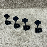 Leo Quan Badass Bass Tuning Machines Tuners Set 4-in-Line Black