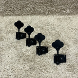Leo Quan Badass Bass Tuning Machines Tuners Set 4-in-Line Black