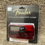 Fender LX-12 Auto-Chromatic Tuner Transparent Red