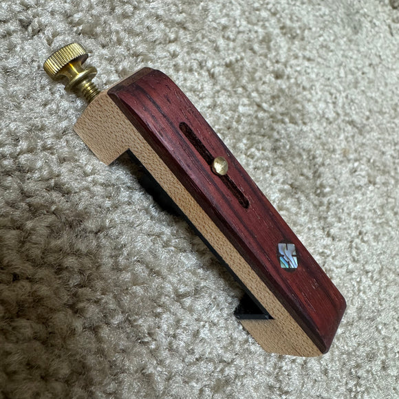 Ron Ewing Dulcimer Capo Double Overlay Pearl