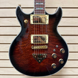 Ibanez AR325QA Electric Guitar Dark Brown Burst