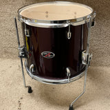 PDP Z5 Series Floor Tom Wine Red 14x12"