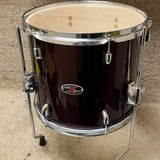 PDP Z5 Series Floor Tom Wine Red 14x12"