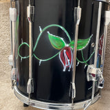 Pearl Export Floor Tom Black Wrap Long Lugs 16x16"