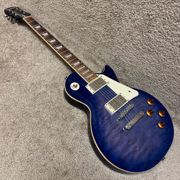 Epiphone Les Paul Standard Pro Quilt Top Blue / Violet 2019