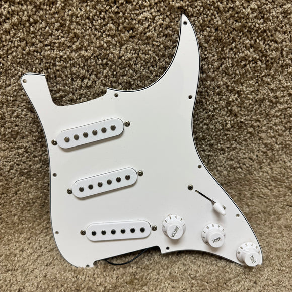 Strat Style SSS Loaded Pickguard