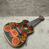 Alvarez GDU26C-MONTAGE Grateful Dead 50 Years Concert Ukulele w/ HSC
