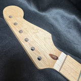 WD Fender Licensed Strat Neck Maple Fingerboard 21 Frets Routed for FR Locking Nut