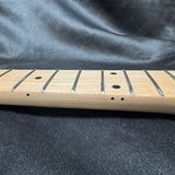 WD Fender Licensed Strat Neck Maple Fingerboard 21 Frets Routed for FR Locking Nut