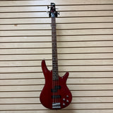 Ibanez Gio GSR200 Active Electronics Bass Transparent Red