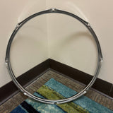 Floor Tom Rim Hoop 8 Hole Triple Flange Chrome 18"