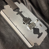 Schecter Diamond Series MGK Machine Gun Kelly Razor Blade Metallic Silver w/ HSC