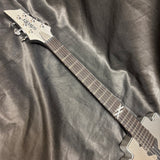 Schecter Diamond Series MGK Machine Gun Kelly Razor Blade Metallic Silver w/ HSC