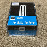 Seymour Duncan SHR-1b Hot Rails Strat White Bridge