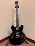 Epiphone Dot EB Semi Hollow Ebony Black 2013 w/ Epiphone HSC