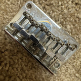 Strat Style Hard Tail Bridge Kit Chrome