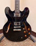 Epiphone Dot EB Semi Hollow Ebony Black 2013 w/ Epiphone HSC