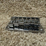 Strat Style Hard Tail Bridge Kit Chrome