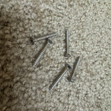 Strat Style Hard Tail Bridge Kit Chrome