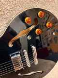 Epiphone Dot EB Semi Hollow Ebony Black 2013 w/ Epiphone HSC