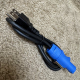 IEC Power to Speakon Cable D