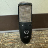 AKG P220 Large Diaphragm Condenser Mic w/ Case & Shock Mount