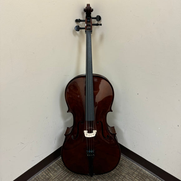 Palatino VC450 4/4 All Solid Cello Outfit With Bag Bow Rosin