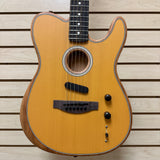 Fender Acoustasonic Player Telecaster Guitar w/ Deluxe Gig Bag Butterscotch Blonde