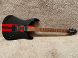 Squier Showmaster Red Black Racing Rally Stripes
