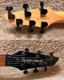 Squier Showmaster Red Black Racing Rally Stripes