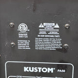 Kustom PA50 Powered Speaker
