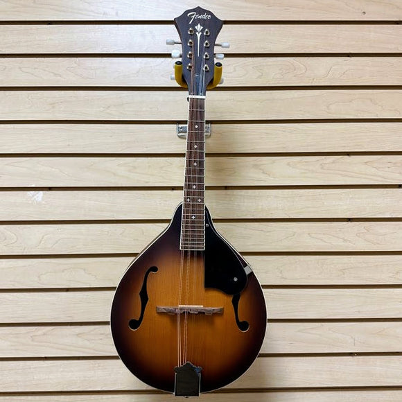 Fender PM-180E Electric Mandolin W/Bag Aged Cognac Burst