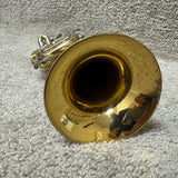 Bach Stradivarius 37 ML Bore Trumpet Brass / Silver w/ Case & Mouthpiece 1970