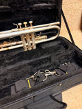 Barrington Trumpet Silver w/ Case